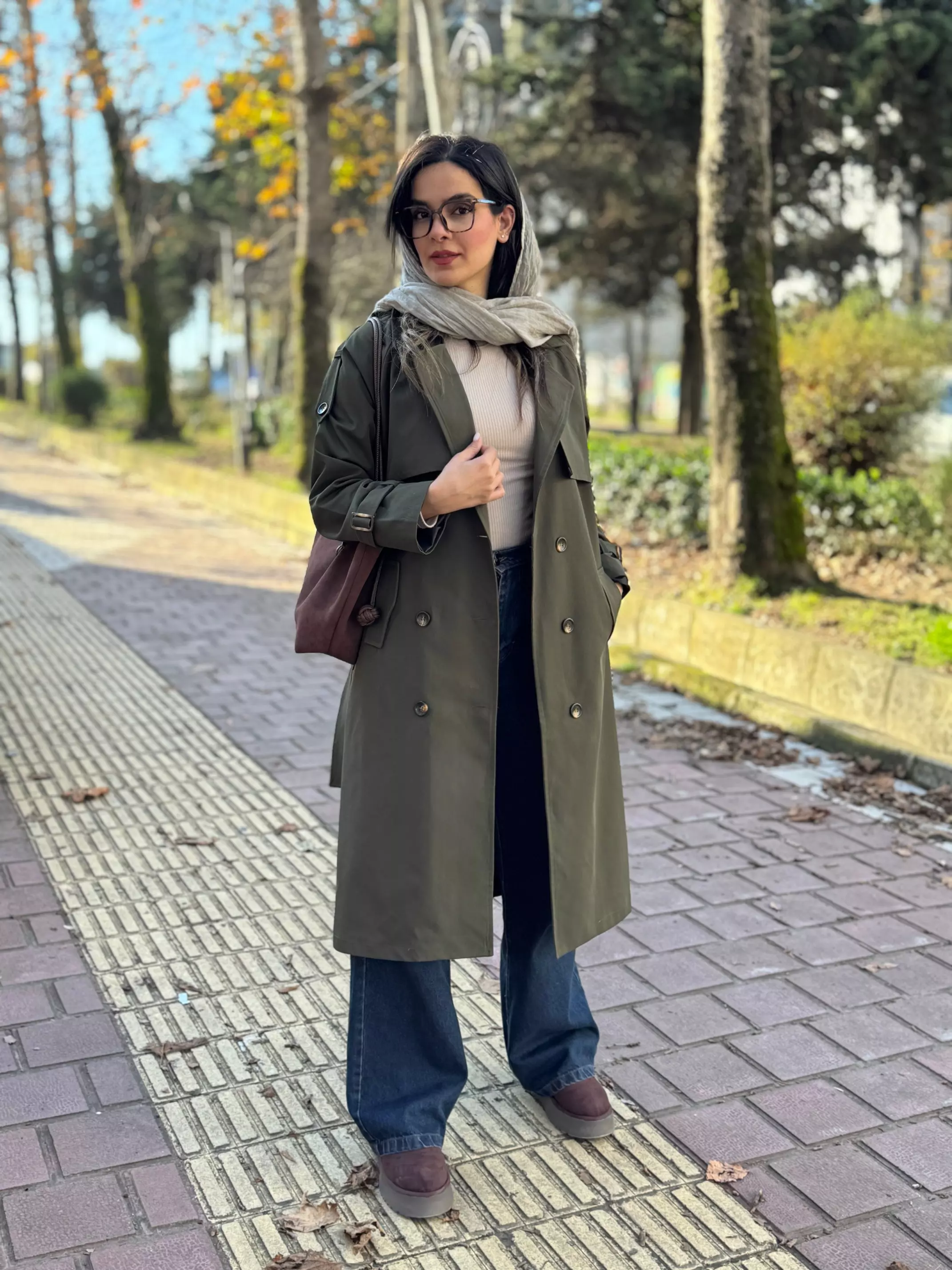 ترنچ کت بارانی آستردار شیدا